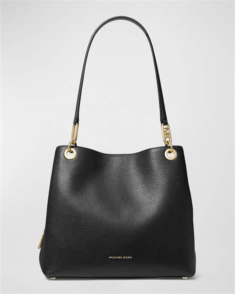 michael kors leather tote bag|michael kors large leather tote.